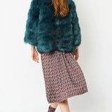 Teal Faux Fur Ella Coat-3