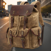 Theodore™ — Classic Canvas Backpack Men's Statement Handbag