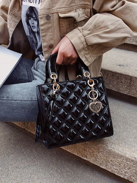 Quilted Shoulder Bag - Opulent Empire