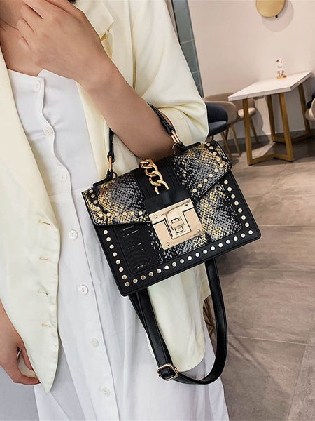 Serpentine Shoulder Bag - Opulent Empire