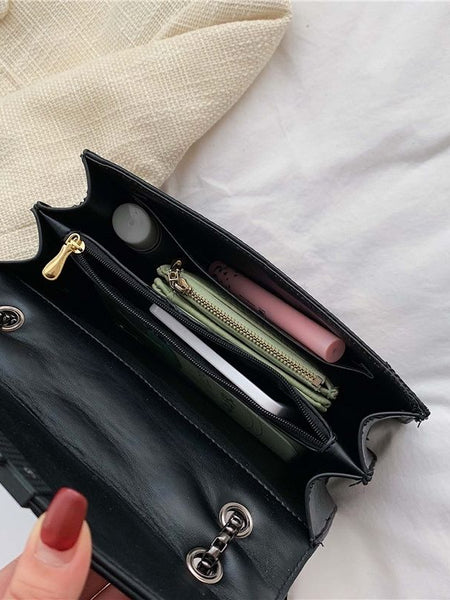 Modish Quilted Shoulder Bag - Opulent Empire