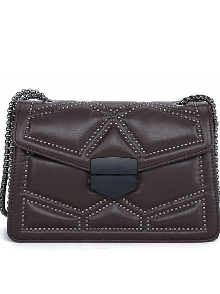 Modish Quilted Shoulder Bag - Opulent Empire