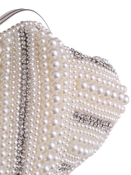 Pristine Pearl Clutch Bag - Opulent Empire