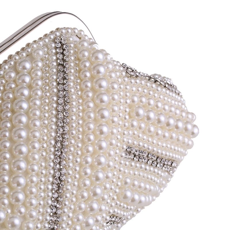Eliska — Pristine Pearl Clutch Bag, alternate view 4