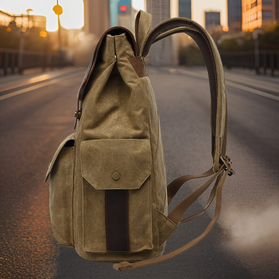 Upton™ — Casual Outdoor Travel Backpack Men's Statement Handbag, alternate view 2