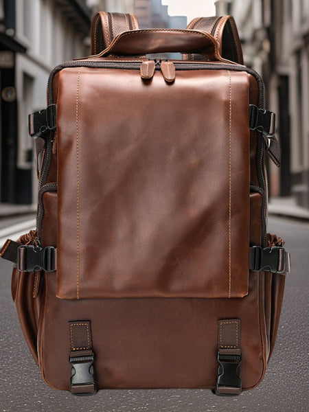 Vincent™ | Casual Leather Backpack