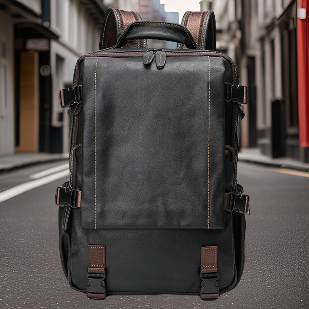 Vincent™ — Casual Leather Backpack Men's Statement Handbag, alternate view 3