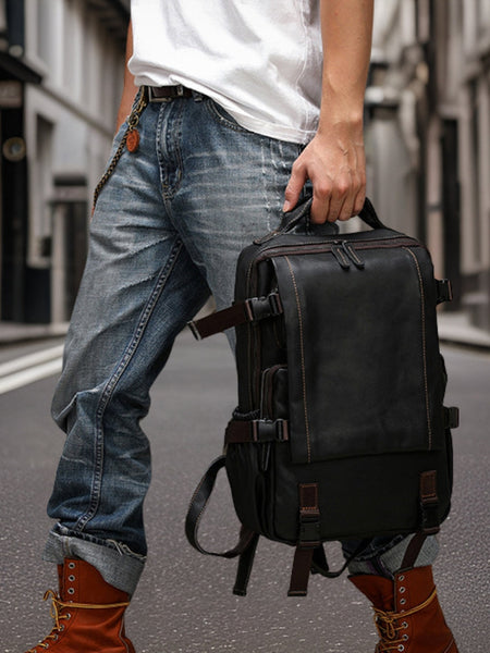 Vincent™ | Casual Leather Backpack