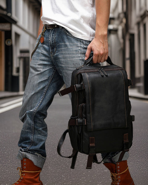 Vincent™ | Casual Leather Backpack