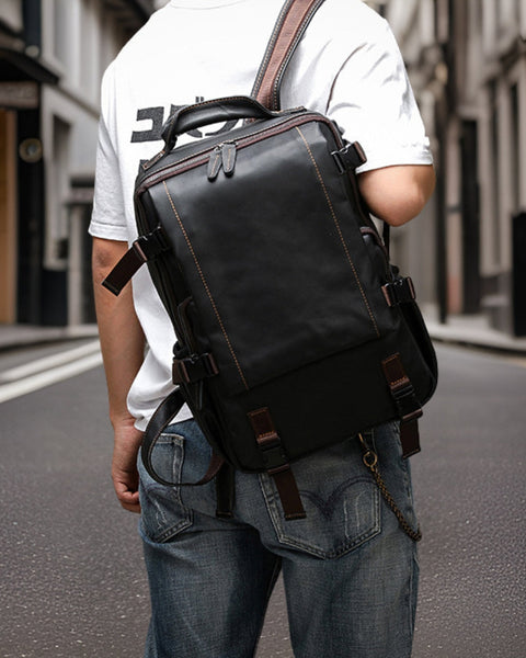 Vincent™ | Casual Leather Backpack