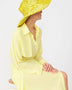 Yellow Sequin Handmade Flapper Hat