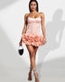 Sleeveless Satin Dress with Pleated Hem for an Elegant Look