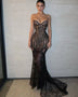 Abnehmbares Maxikleid mit Saumspitze