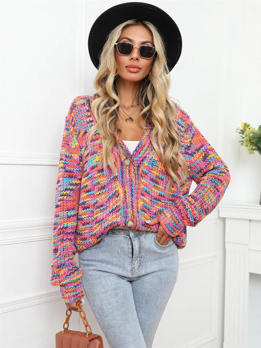 Sol Moreau — Angel Wings Button Up Dropped Shoulder Cardigan, alternate view 2