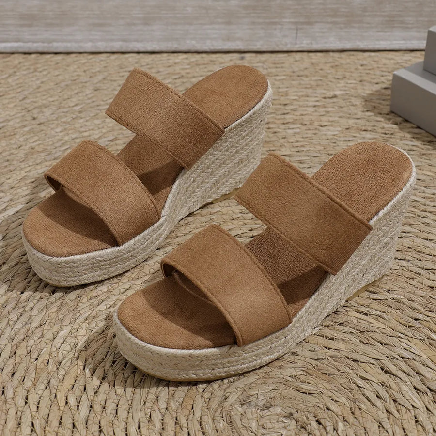 Monroe Marino — Open Toe Platform Wedge Sandals Fashion Footwear, alternate view 2