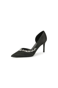 Rowan Venturi — Rhinestone Point Toe Stiletto Pumps Fashion Footwear