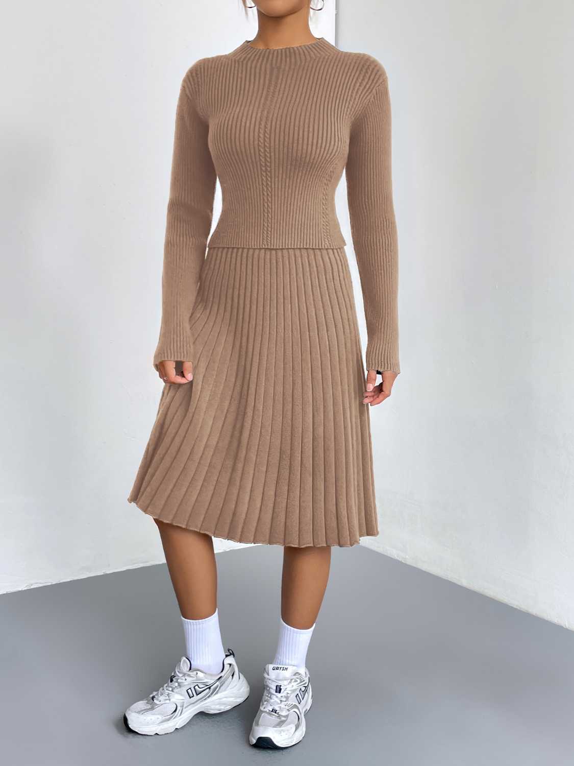 Bellamy Rivière — Rib-Knit Sweater and Skirt Set, alternate view 12