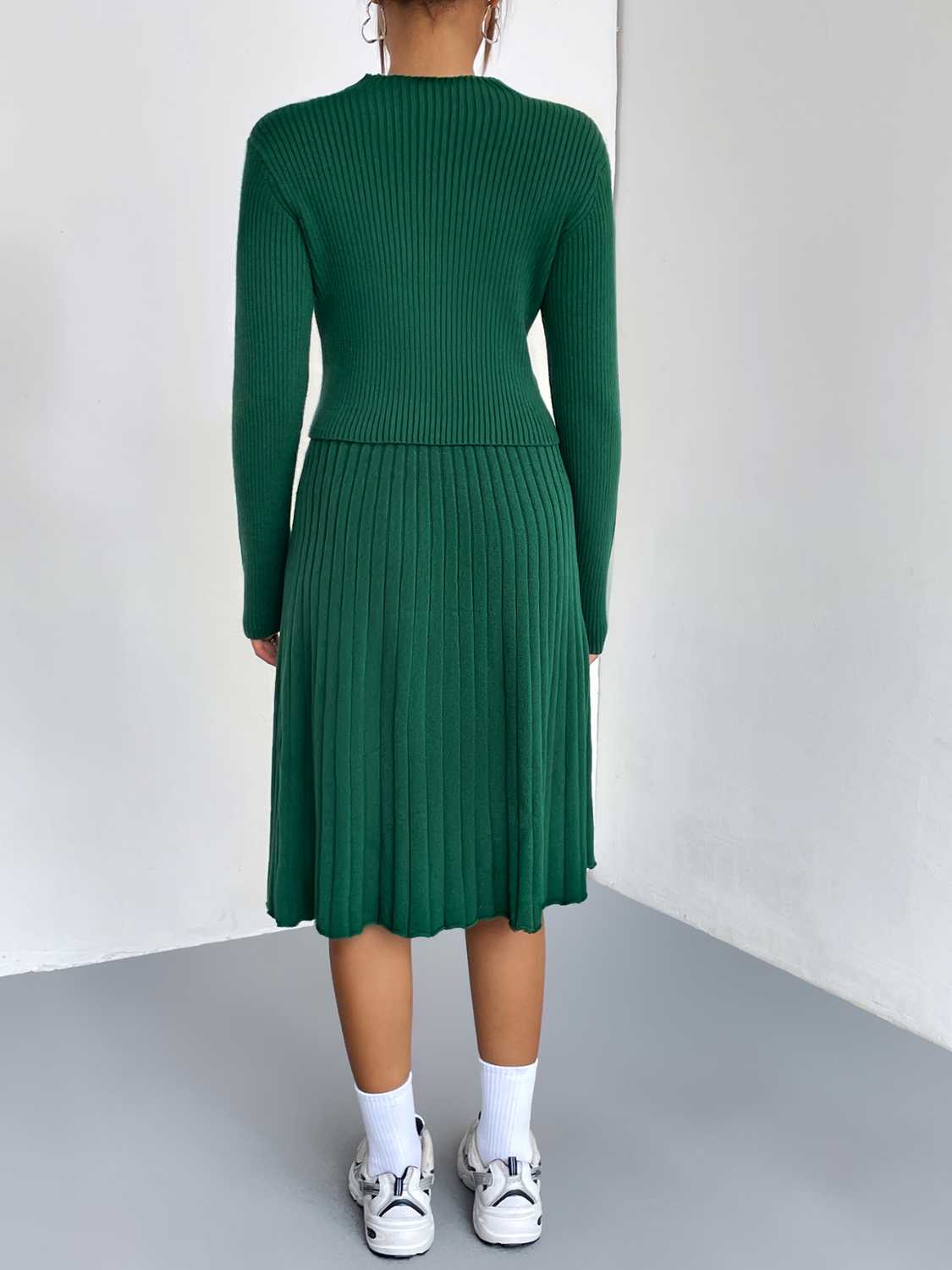 Bellamy Rivière — Rib-Knit Sweater and Skirt Set, alternate view 4