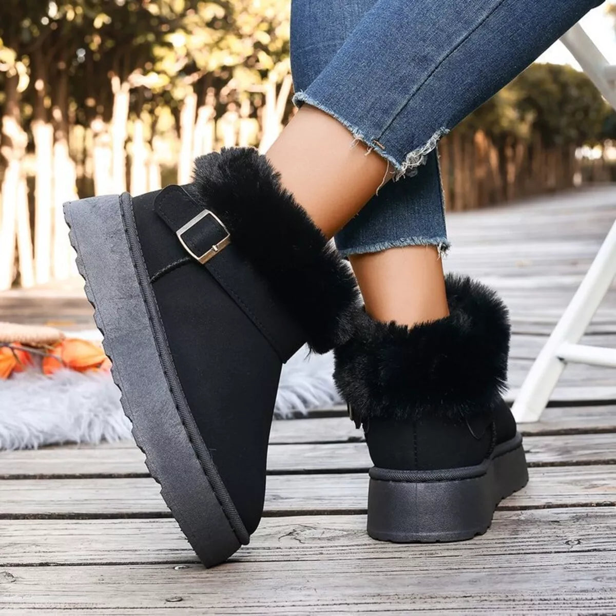 Blaise Fiorenza — Round Toe Platform Boots Fashion Footwear, alternate view 3