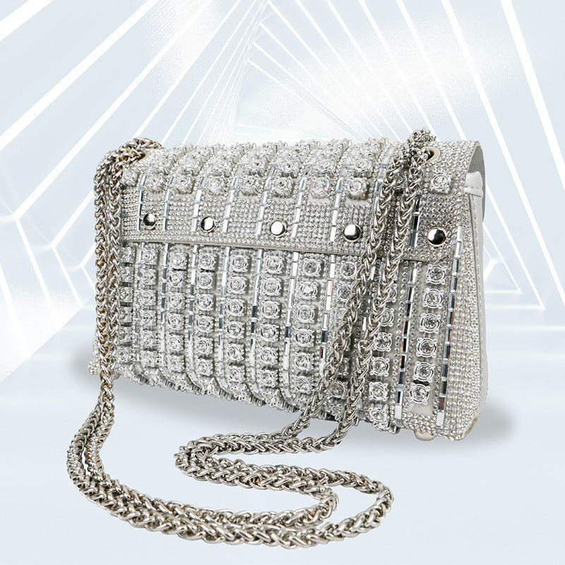 Aurora Diamond Square Clutch