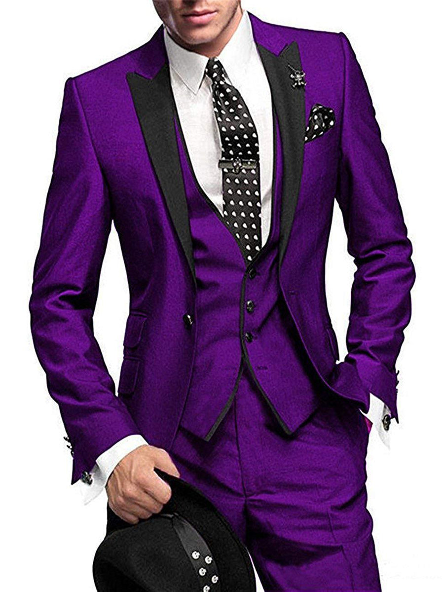 Men's Three-piece Suit Bridegroom Best Man Wedding Suit Men - Opulent Empire