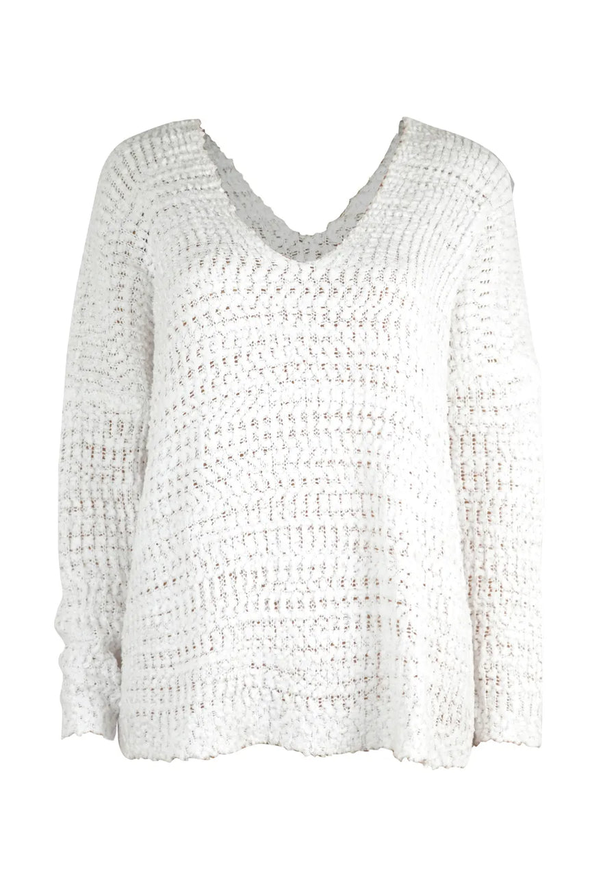 Reese Rousseau — Angel Wings Single Shoulder Long Sleeve Sweater, alternate view 2