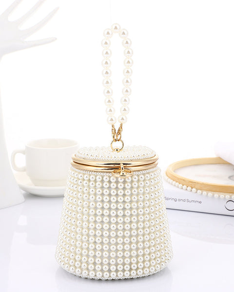 Pearl Evening Bag Mini Portable Evening Bag Niche Bag