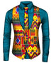 African Men's Shirt Vest Tie Three-piece Set - Opulent EmpireAfrican Men's Shirt Vest Tie Three-piece SetOpulent EmpireAfrican Men Attire