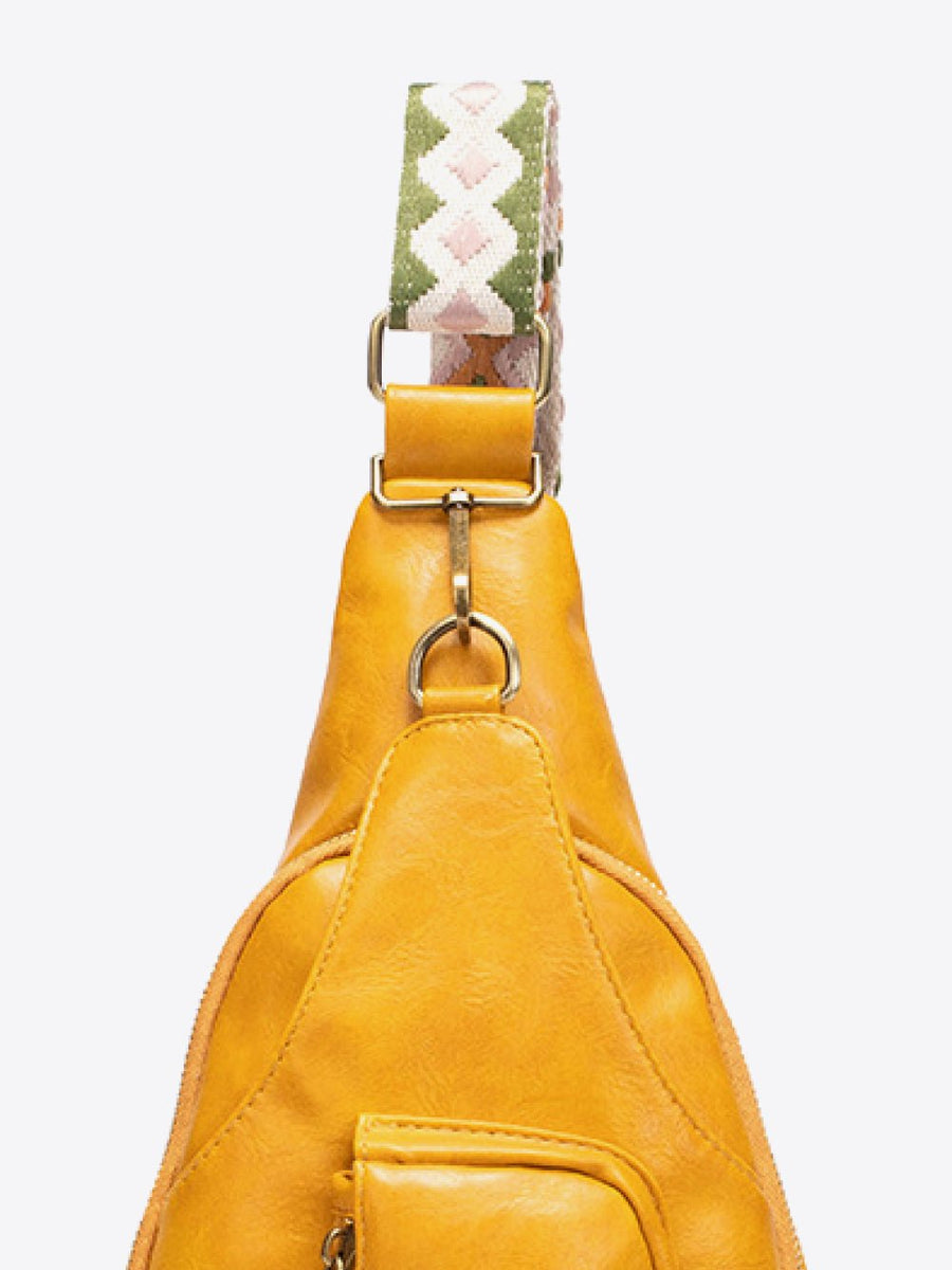 All The Feels PU Leather Sling Bag - Opulent EmpireAll The Feels PU Leather Sling BagOpulent Empire