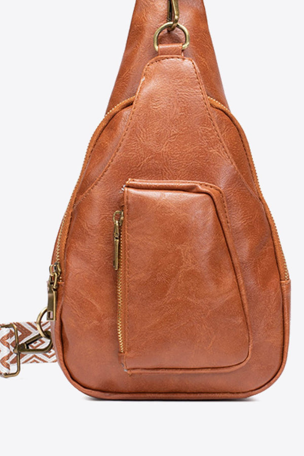 All The Feels PU Leather Sling Bag - Opulent EmpireAll The Feels PU Leather Sling BagOpulent Empire