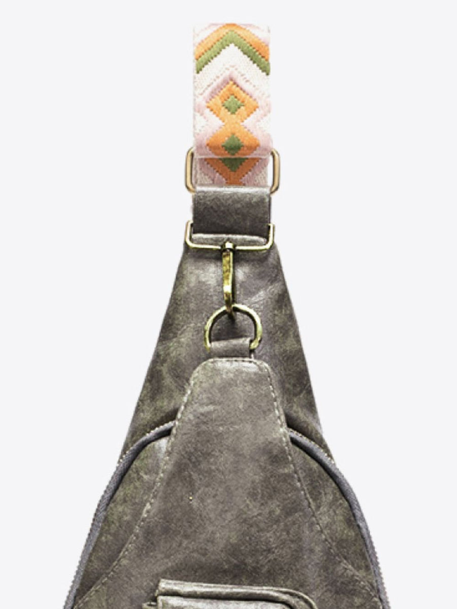 All The Feels PU Leather Sling Bag - Opulent EmpireAll The Feels PU Leather Sling BagOpulent Empire