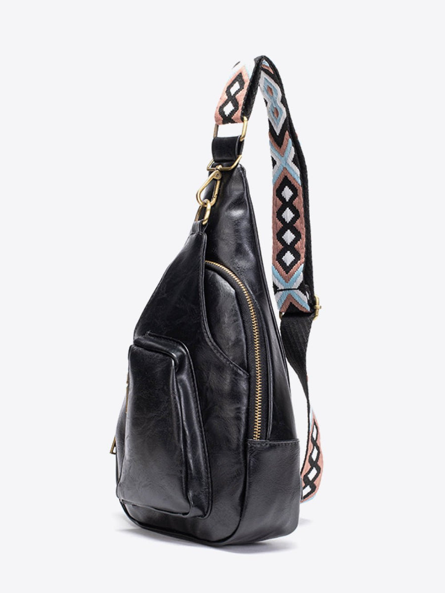 All The Feels PU Leather Sling Bag - Opulent EmpireAll The Feels PU Leather Sling BagOpulent Empire