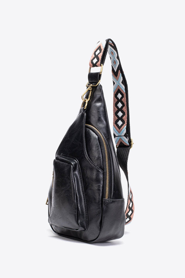 All The Feels PU Leather Sling Bag - Opulent EmpireAll The Feels PU Leather Sling BagOpulent Empire