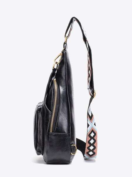 All The Feels PU Leather Sling Bag - Opulent EmpireAll The Feels PU Leather Sling BagOpulent Empire