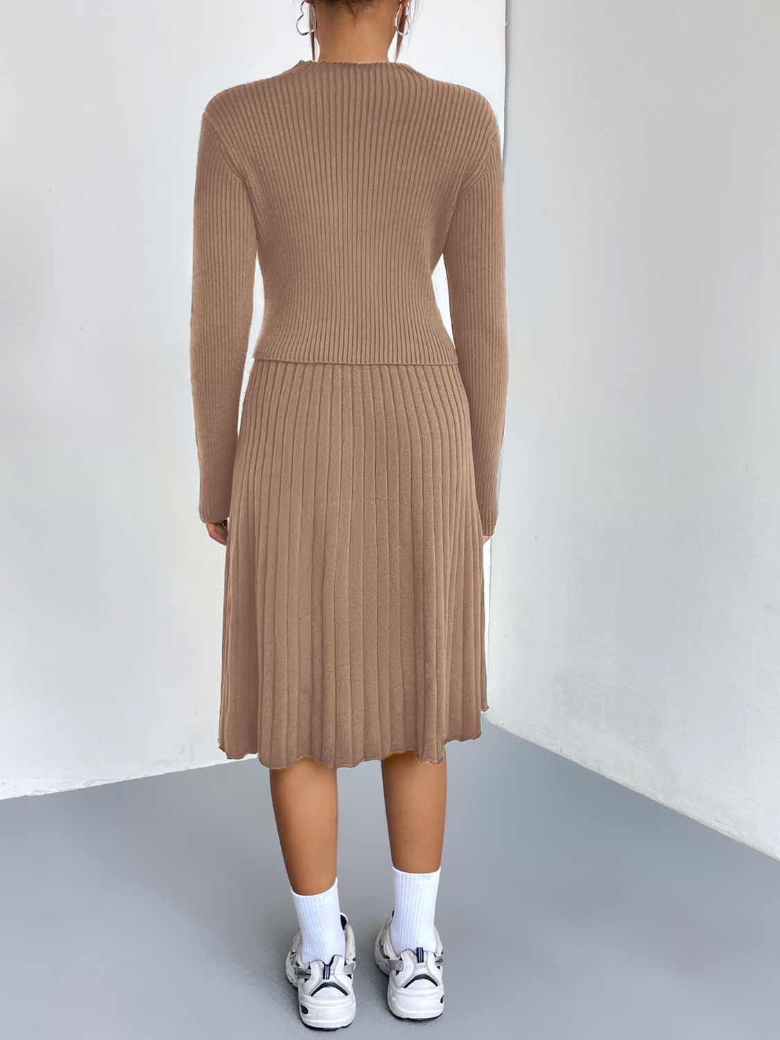 Bellamy Rivière — Rib-Knit Sweater and Skirt Set, alternate view 13