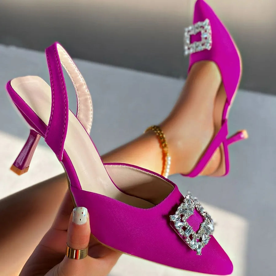 Ellis Sorrento — Point Toe Kitten Heels Pumps Fashion Footwear, alternate view 2