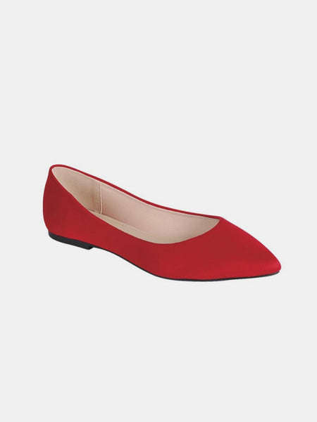 Forever Link Pointy Toe Slip On Flat Loafers - Opulent Empire