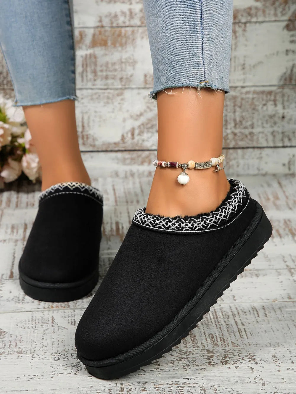 Perrin Allegra — Round Toe Platform Slippers Fashion Footwear, alternate view 9