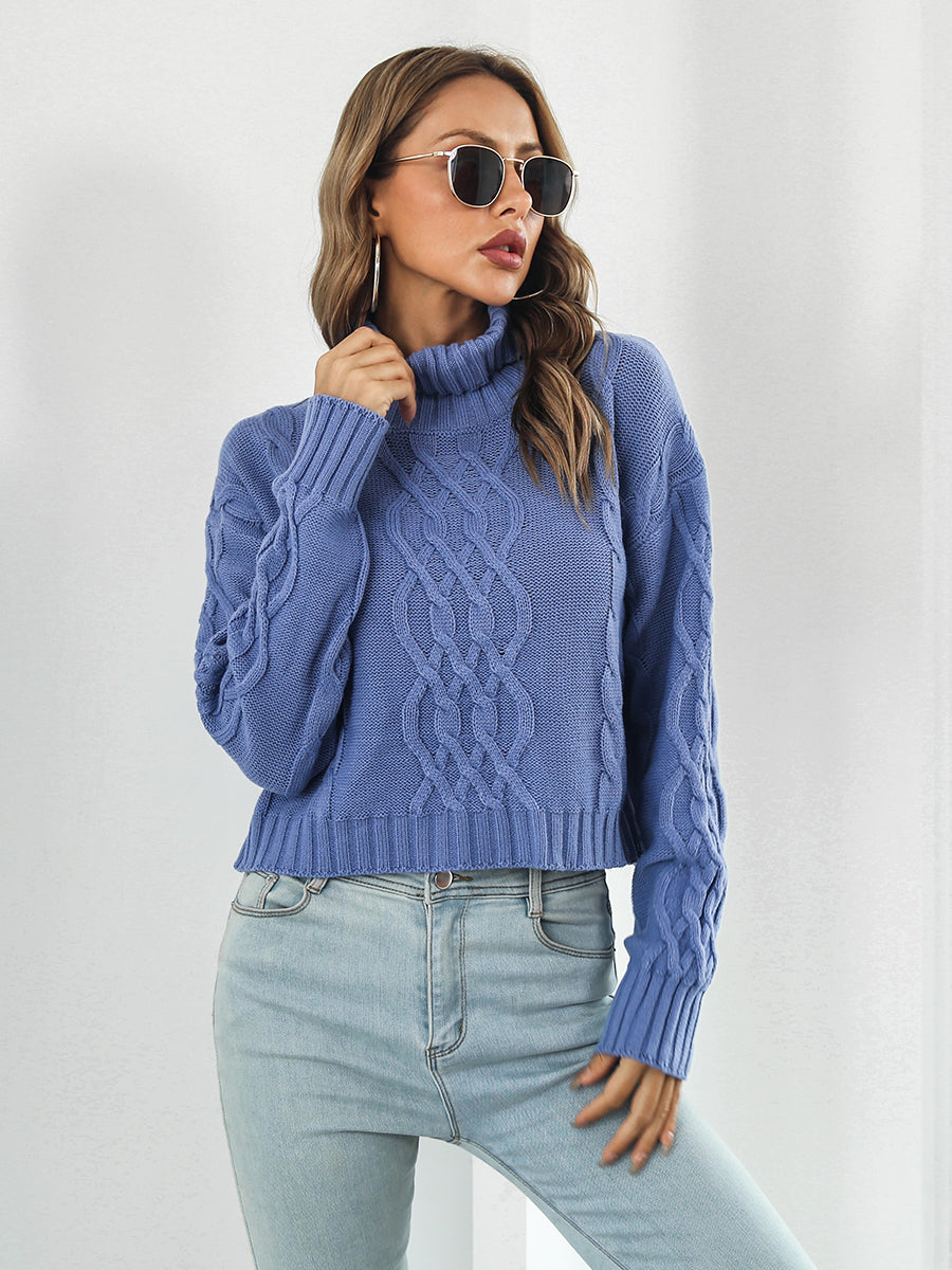 Vale Rivière — Turtleneck Dropped Shoulder Sweater, alternate view 5