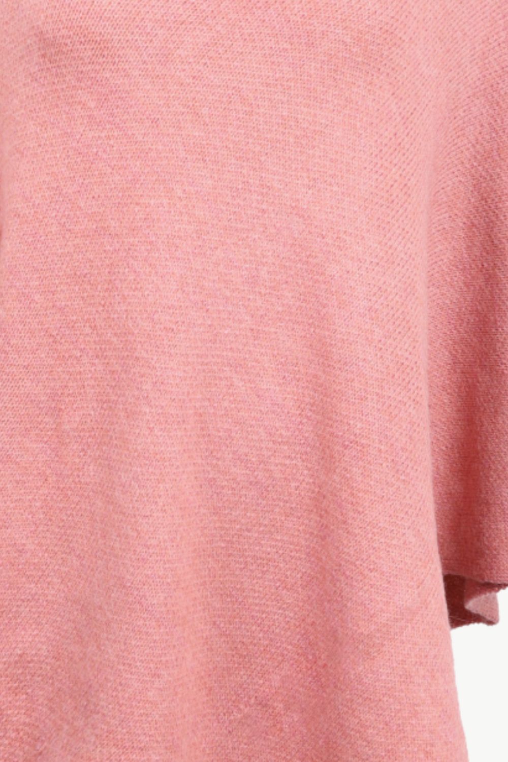 Onyx Versailles — Turtleneck Buttoned Poncho, alternate view 7