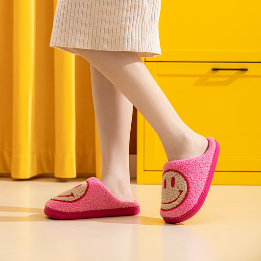 Melody Smiley Face Slippers - Opulent Empire