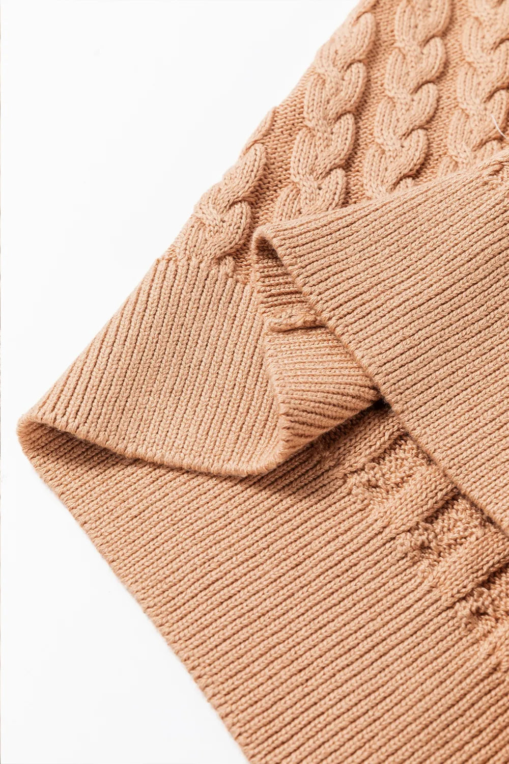 Finley Moreau — Cable-Knit Mock Neck Sweater Vest, alternate view 6