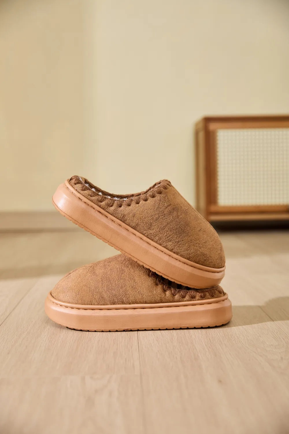 Winter Marino — Thermal Round Toe Platform Slippers Fashion Footwear, alternate view 7