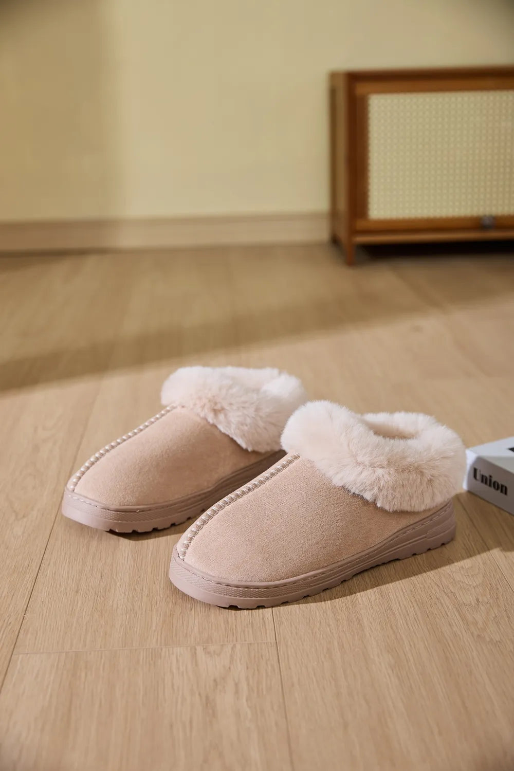Rain Fiorenza — Faux Fur Round Toe Platform Slippers Fashion Footwear, alternate view 17