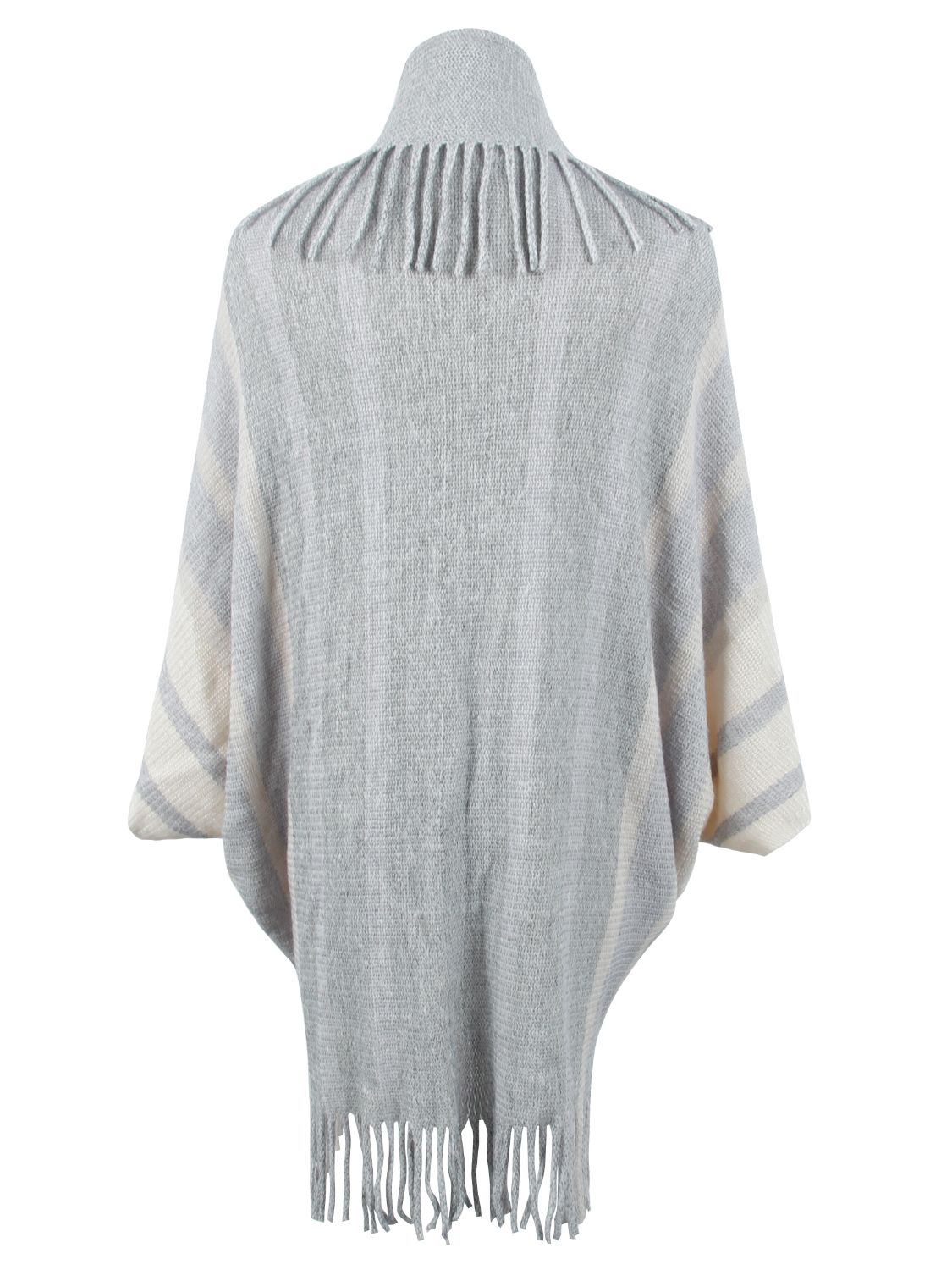 Vale Versailles — Fringe Detail Open Front Poncho, alternate view 14