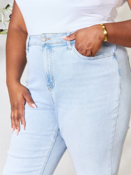 BAYEAS Full Size High Waist Straight Jeans - Opulent EmpireBAYEAS Full Size High Waist Straight JeansOpulent Empire