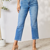 BAYEAS Full Size High Waist Straight Jeans - Opulent EmpireBAYEAS Full Size High Waist Straight JeansOpulent Empire