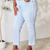 BAYEAS Full Size High Waist Straight Jeans - Opulent EmpireBAYEAS Full Size High Waist Straight JeansOpulent Empire