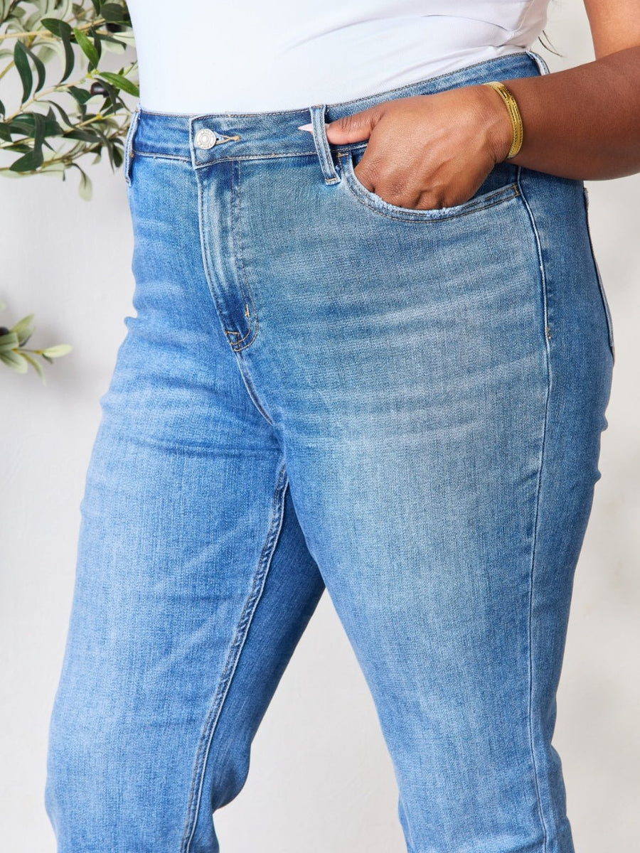 BAYEAS Full Size High Waist Straight Jeans - Opulent EmpireBAYEAS Full Size High Waist Straight JeansOpulent Empire