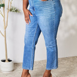 BAYEAS Full Size High Waist Straight Jeans - Opulent EmpireBAYEAS Full Size High Waist Straight JeansOpulent Empire